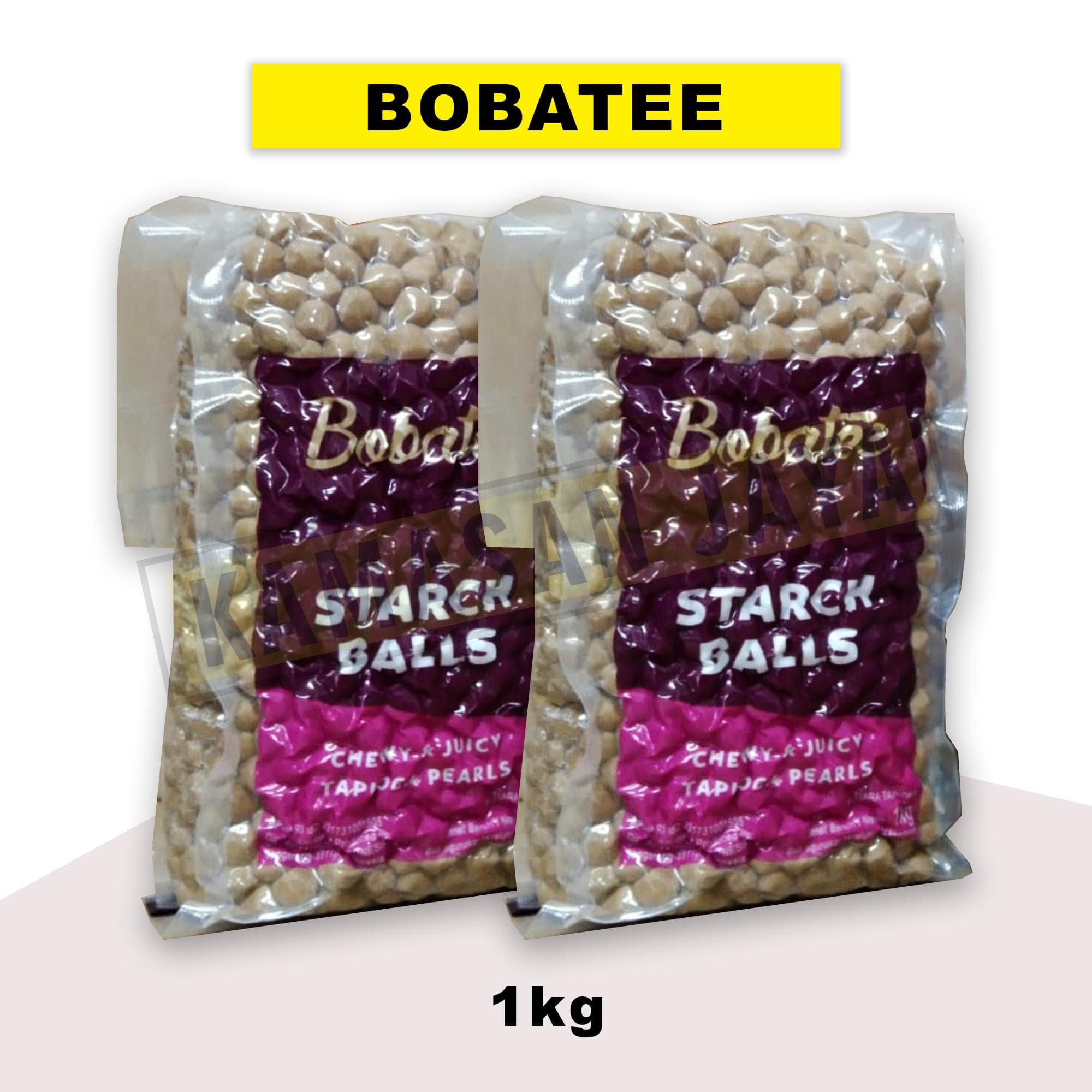 Bobatee Tapioka Pearl Boba 1 Kg — Boba & Topping di Adijaya Bandung