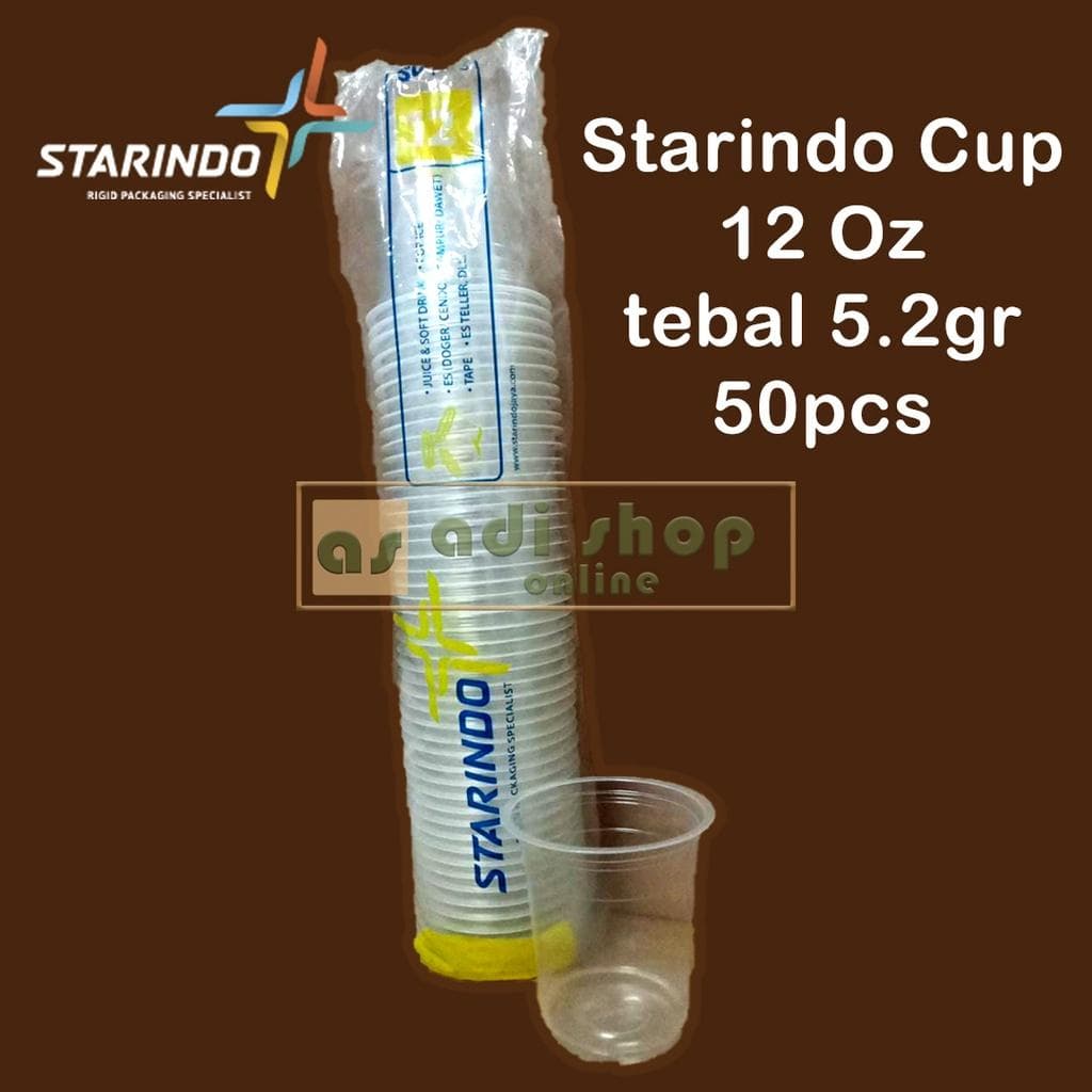 Starindo Cup 12oz Tebal 5.2gr di Adijaya Bandung