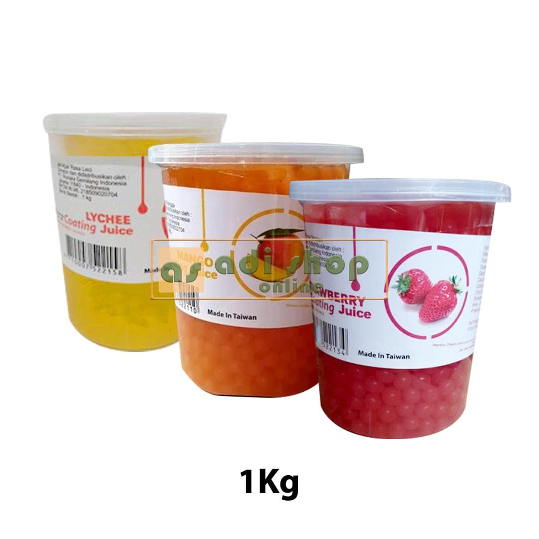 Coating Juice 1kg / Popping Boba Taiwan — Boba & Topping di Adijaya Bandung